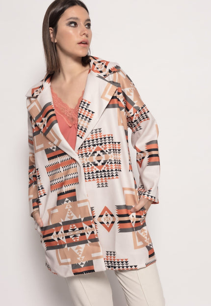 CHAQUETA ARMONIAS ESTAMPADA