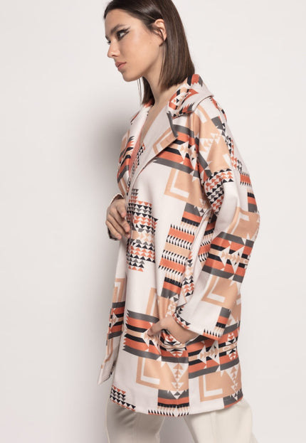CHAQUETA ARMONIAS ESTAMPADA