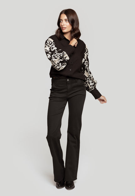 CAMISA ARMONIAS CON CROCHET