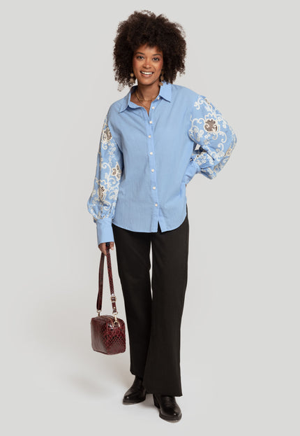 CAMISA ARMONIAS CON CROCHET