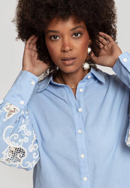CAMISA ARMONIAS CON CROCHET