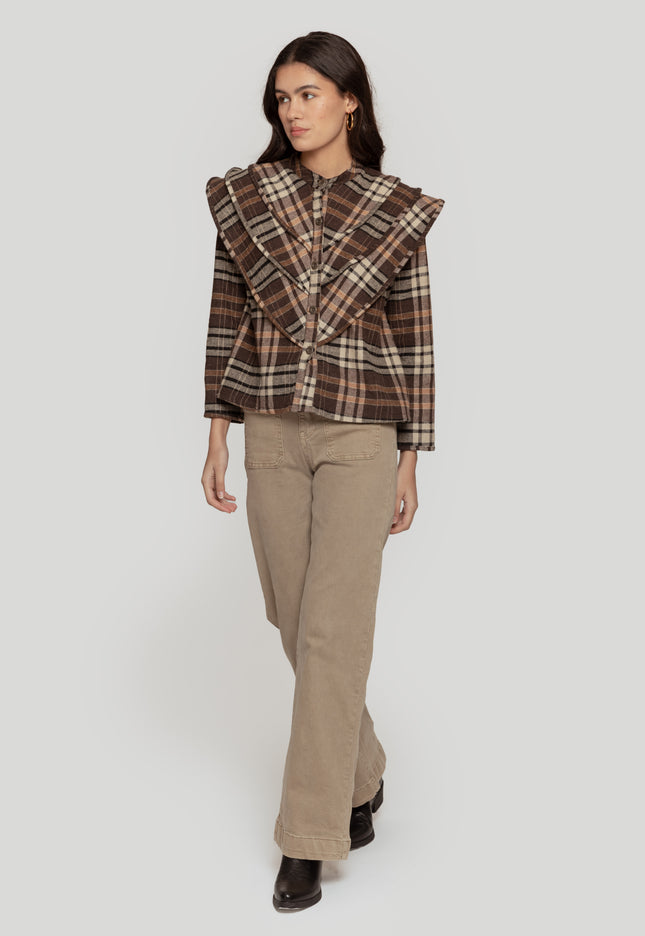 CAMISA MASSIMA GRAZIA TARTÁN