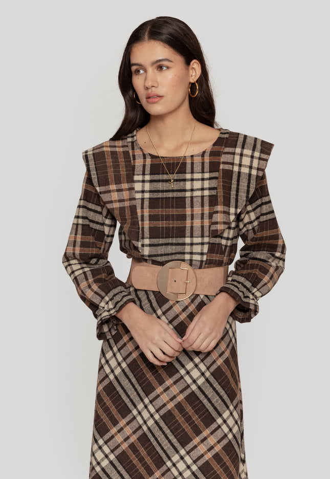 BLUSA MASSIMA GRAZIA CUADROS