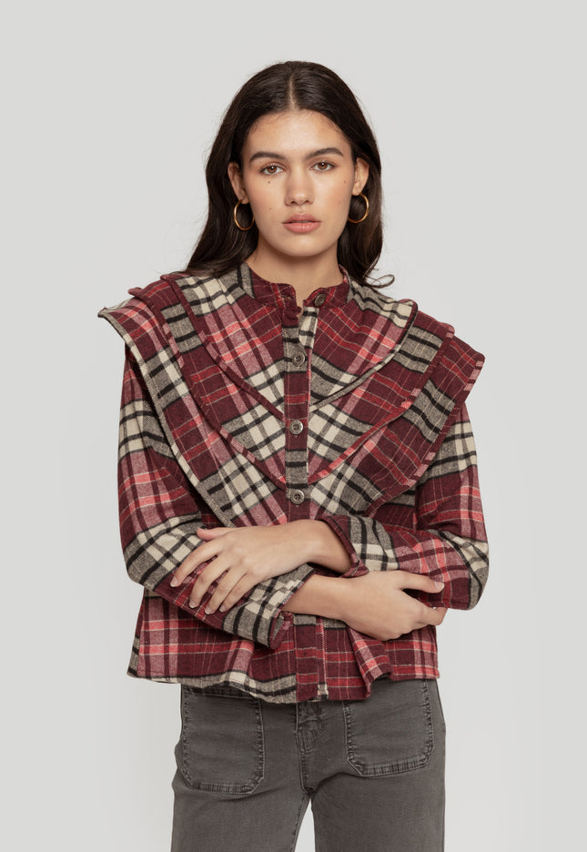 CAMISA MASSIMA GRAZIA TARTÁN