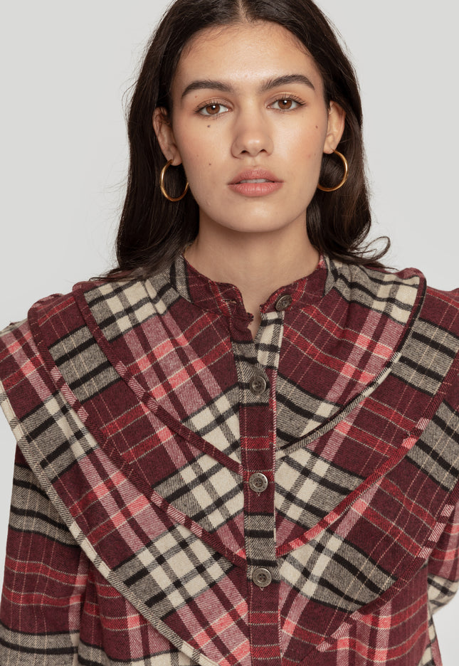 CAMISA MASSIMA GRAZIA TARTÁN
