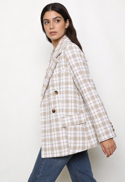 CHAQUETA ARMONIAS CUADROS
