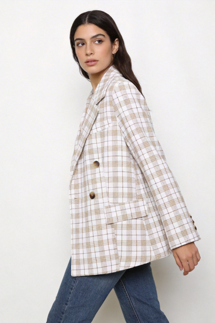 CHAQUETA ARMONIAS CUADROS