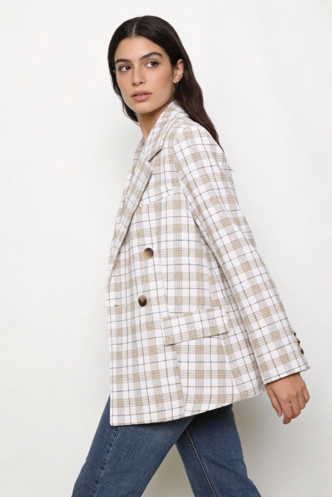 CHAQUETA ARMONIAS CUADROS