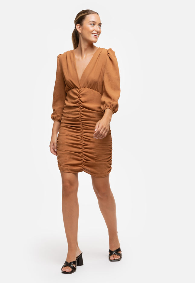 VESTIDO ARMONIAS DRAPEADO