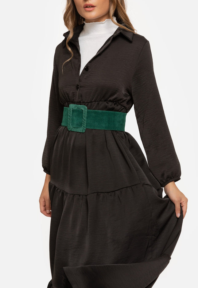 VESTIDO ARMONIAS SATINADO