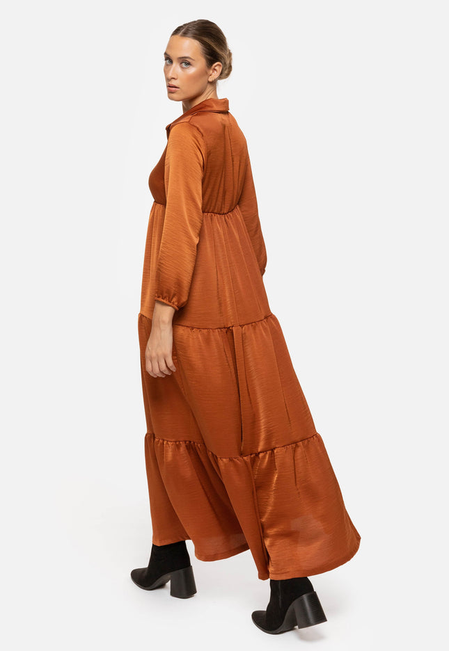 VESTIDO ARMONIAS SATINADO