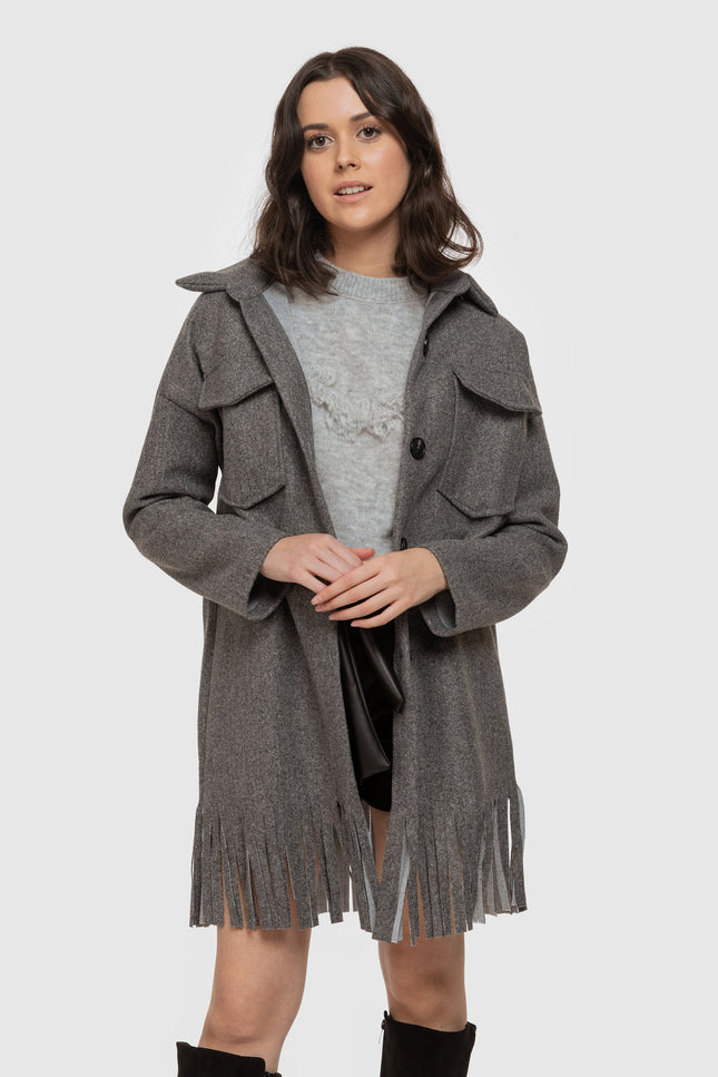 ARMONIAS FRINGE JACKET