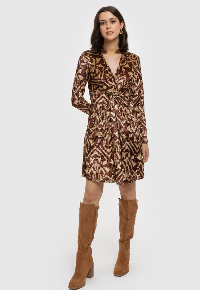 VESTIDO ARMONIAS TERCIOPELO