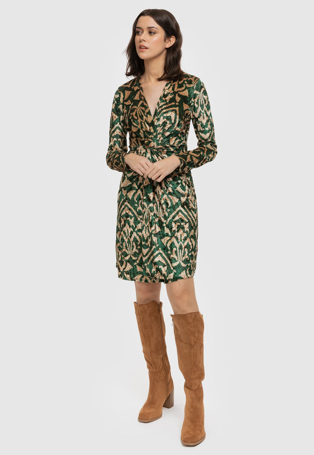VESTIDO ARMONIAS TERCIOPELO