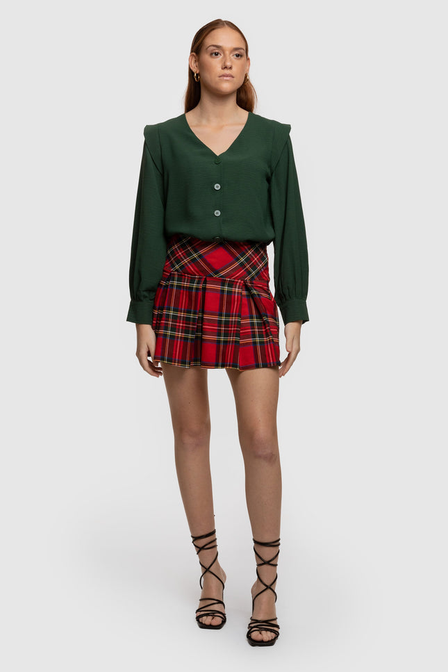 ARMONIAS TARTAN SKIRT