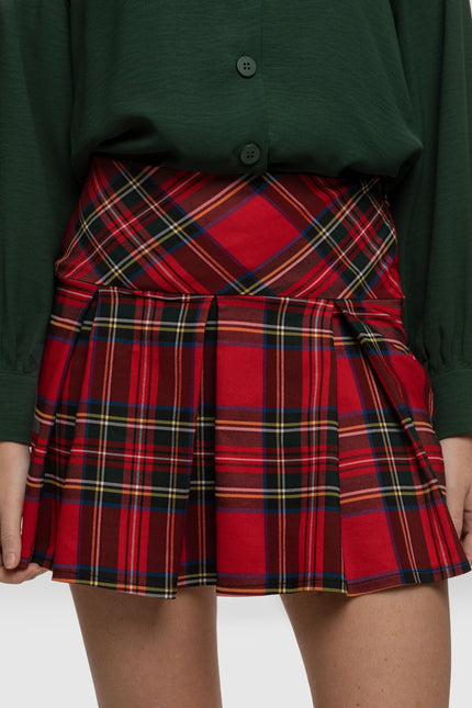 ARMONIAS TARTAN SKIRT