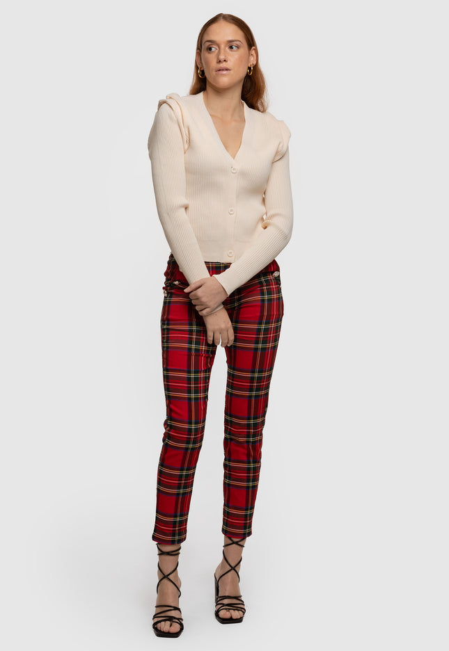 ARMONIAS TARTAN PANTS
