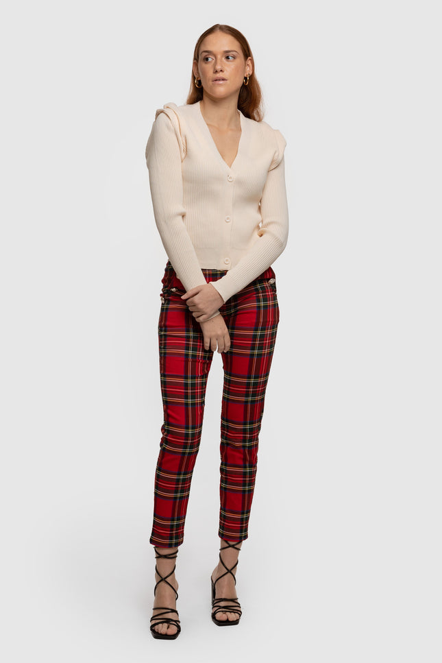 ARMONIAS TARTAN PANTS