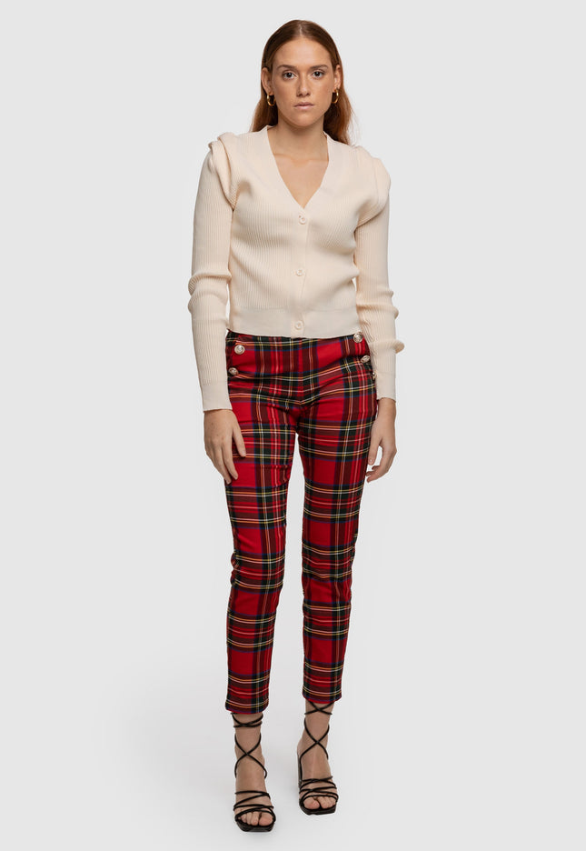 ARMONIAS TARTAN PANTS
