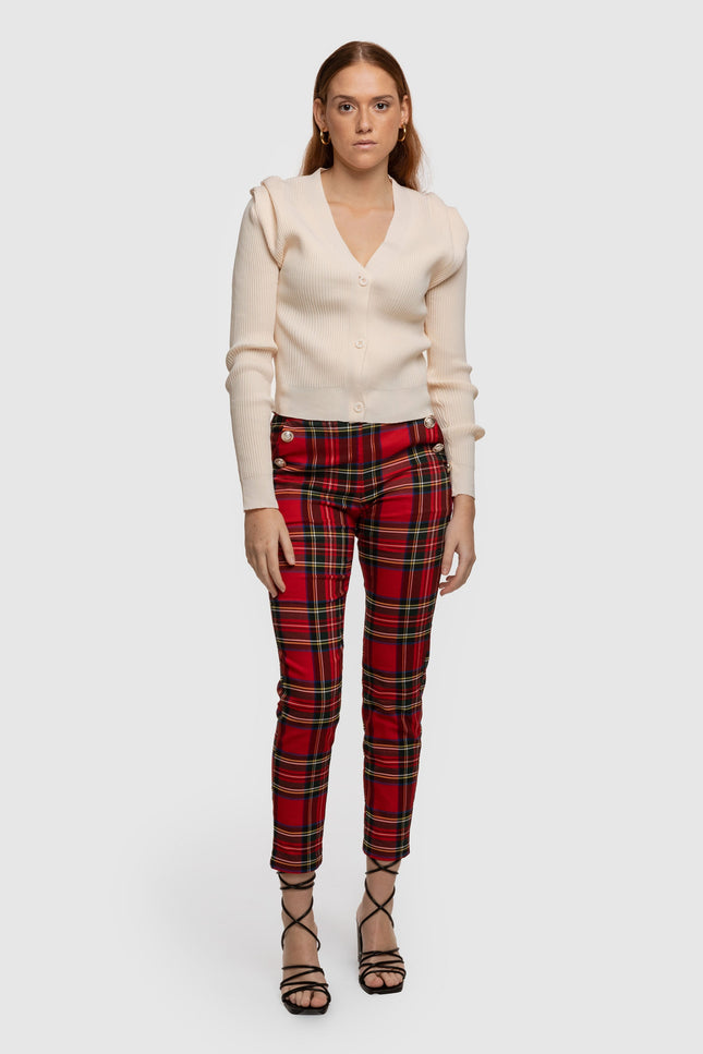 ARMONIAS TARTAN PANTS