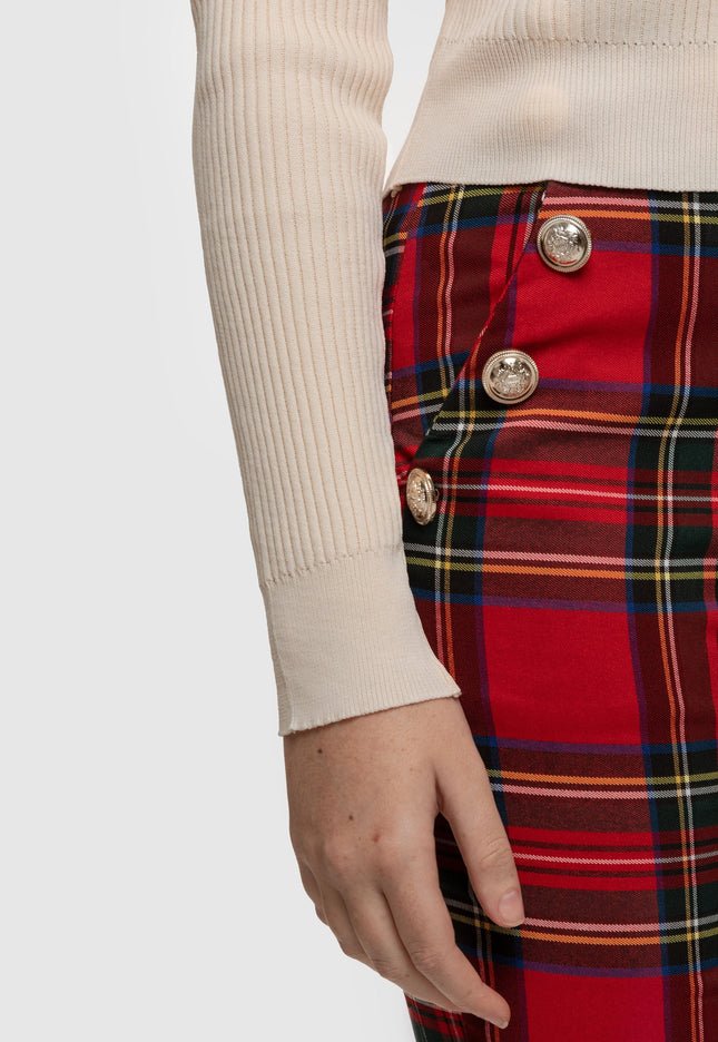 ARMONIAS TARTAN PANTS