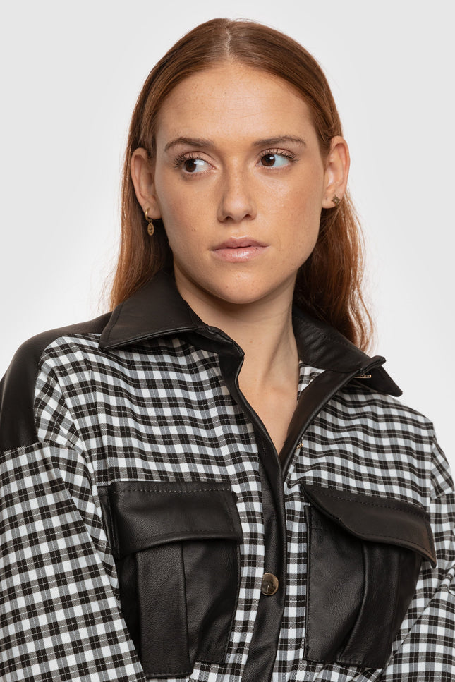 ARMONIAS CHECKED OVERSHIRT