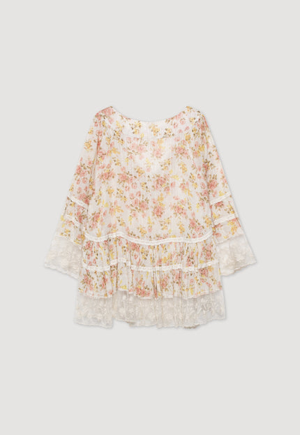 BOHO BEADED BLOUSE