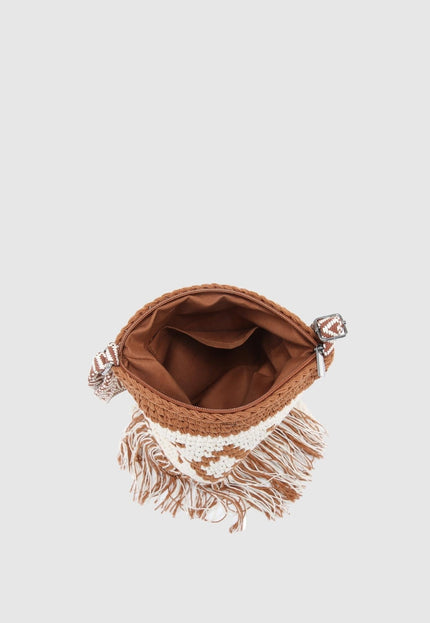 ARMONIAS FRINGE SHOULDER BAG