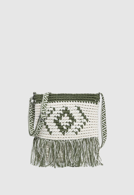 ARMONIAS FRINGE SHOULDER BAG