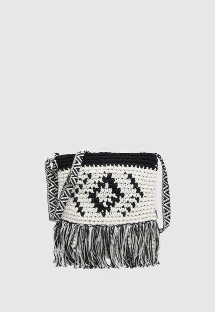 ARMONIAS FRINGE SHOULDER BAG
