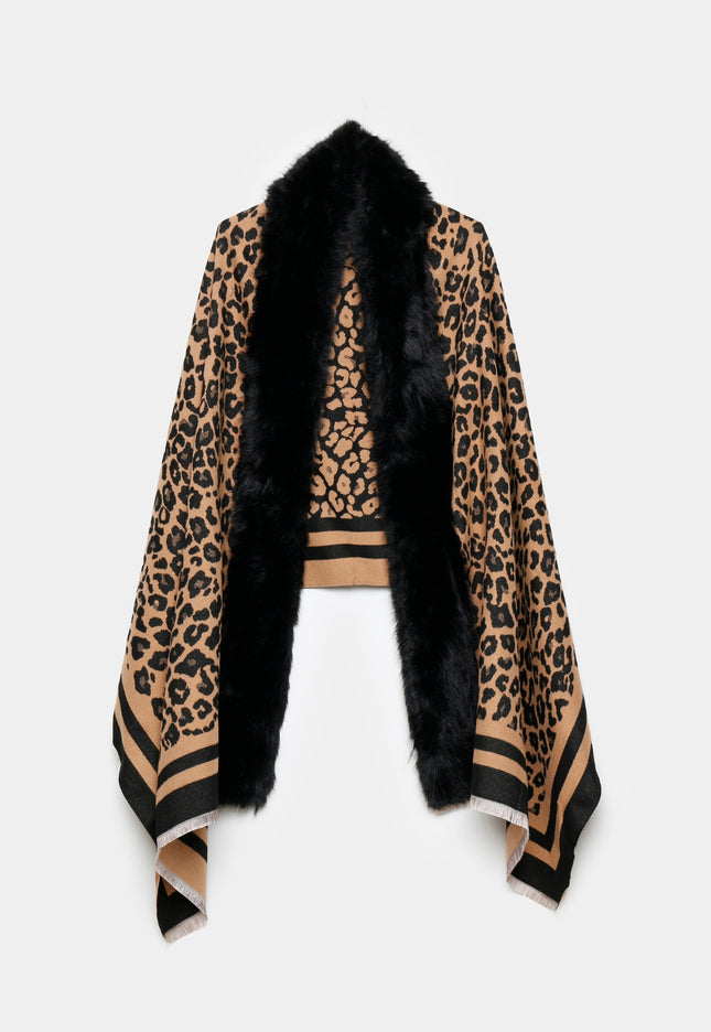PONCHO ARMONIAS LEOPARD