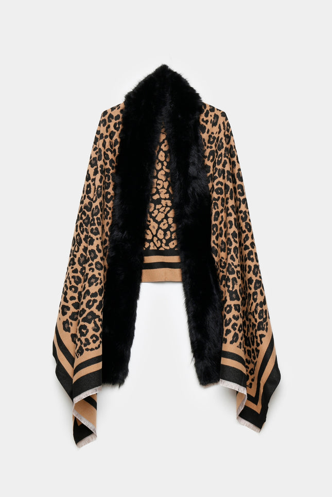PONCHO ARMONIAS LEOPARD