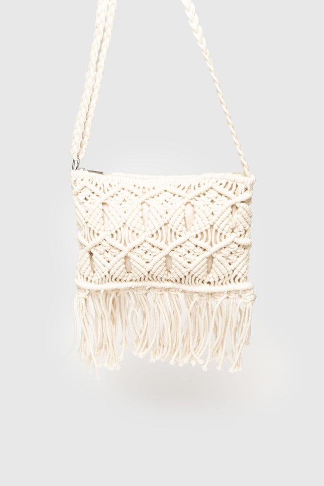 ARMONIAS FRINGE SHOULDER BAG