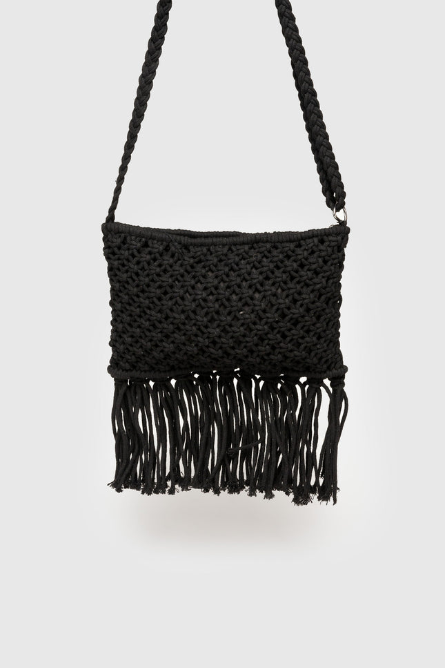 ARMONIAS FRINGE SHOULDER BAG