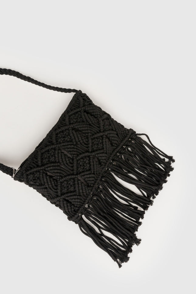 ARMONIAS FRINGE SHOULDER BAG