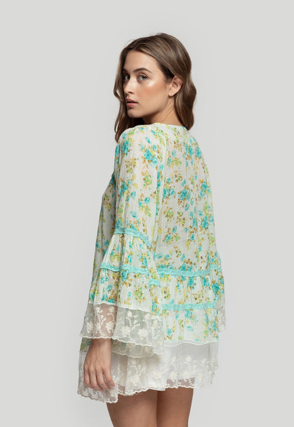 BOHO BEADED BLOUSE