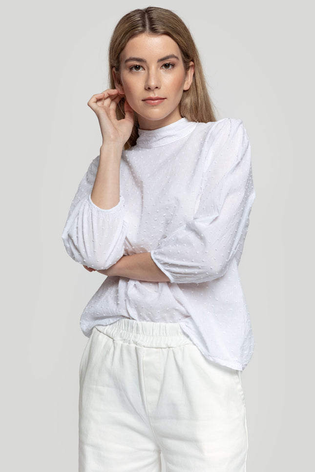 MASSIMA GRAZIA PLUMETI BLOUSE