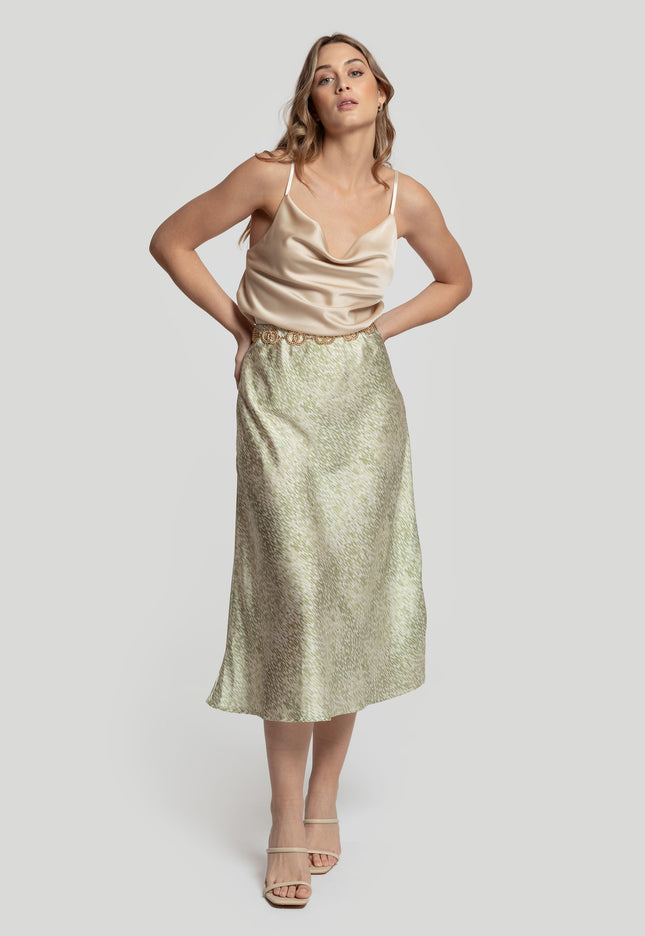 SATINED ARMONIAS SKIRT