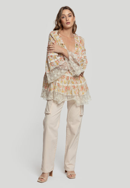 BOHO BEADED BLOUSE