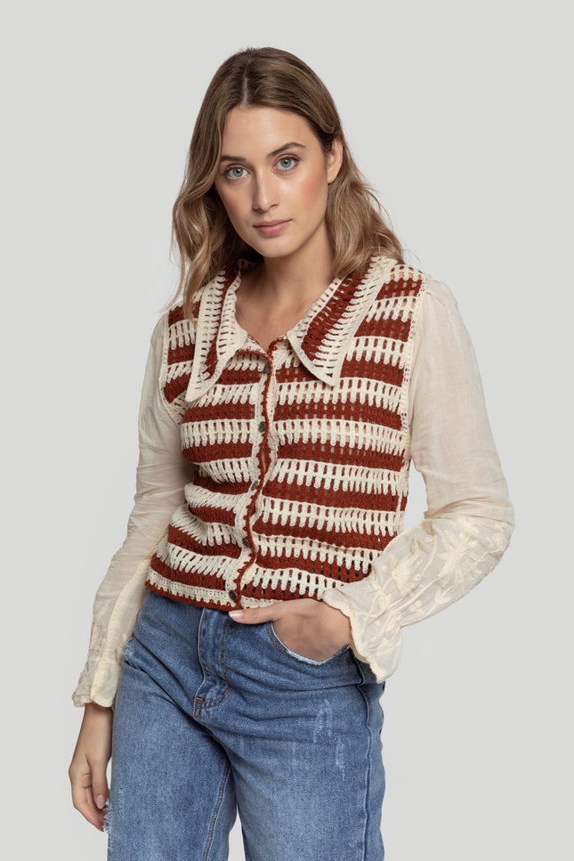 CARDIGAN ARMONIAS COMBINÉS