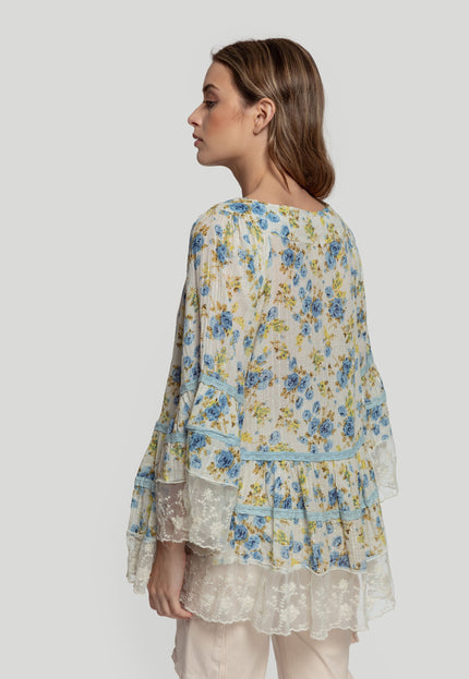 BOHO BEADED BLOUSE