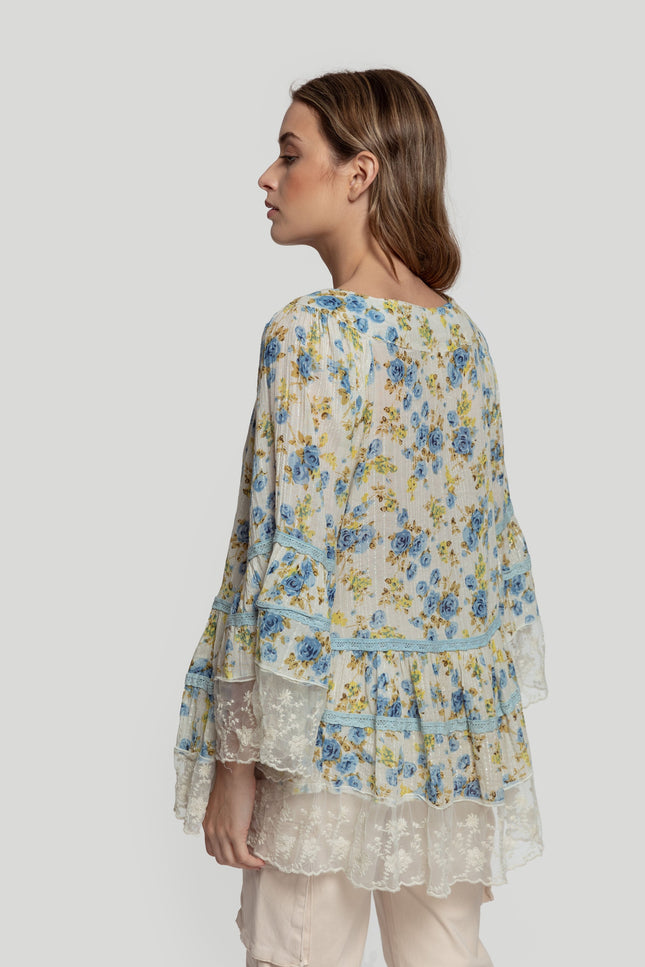 BLUSA BOHO ABALORIOS