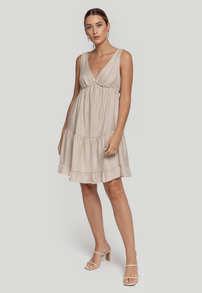 VESTIDO ARMONIAS CON LINO