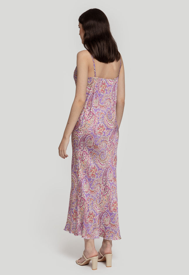 VESTIDO ARMONIAS SATINADO
