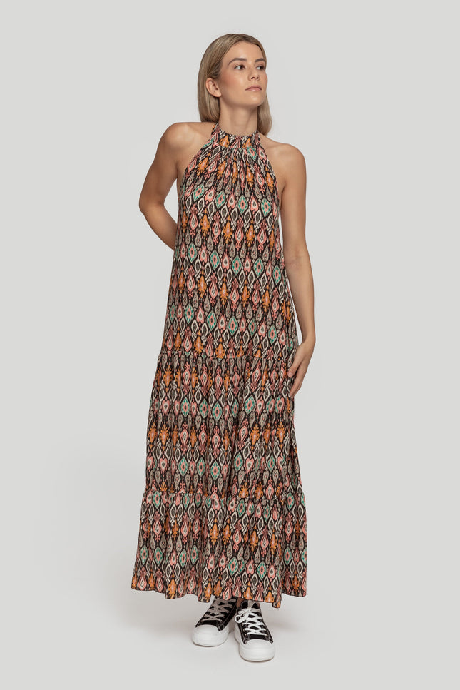 MASSIMA GRAZIA HALTER DRESS