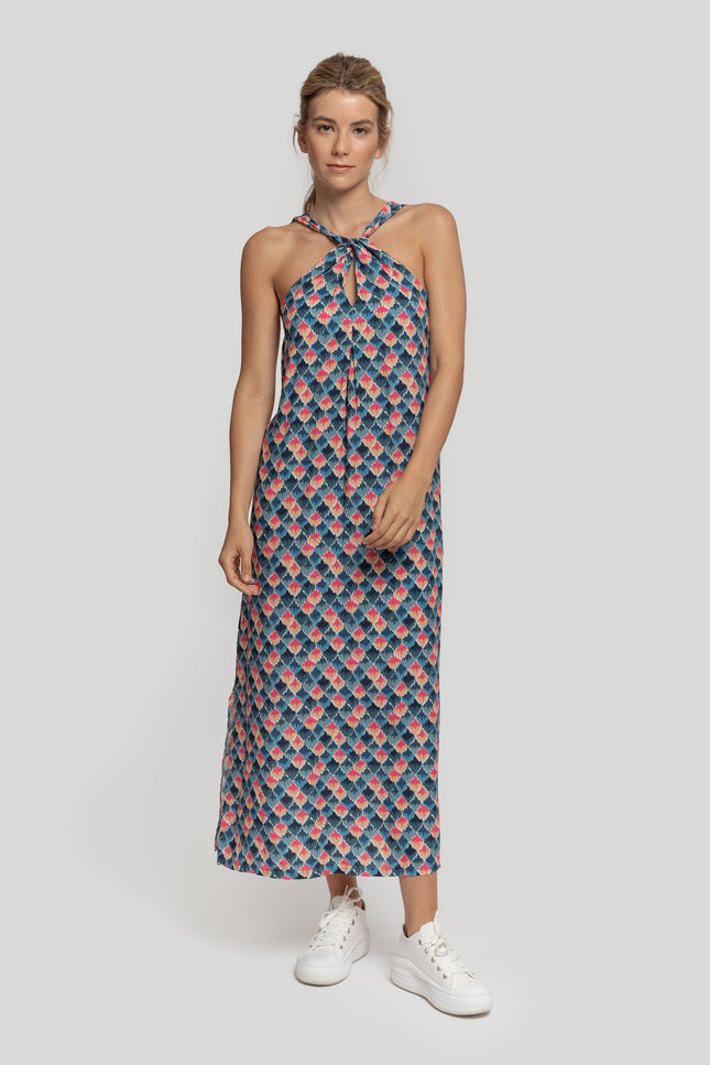 MASSIMA GRAZIA HALTER DRESS