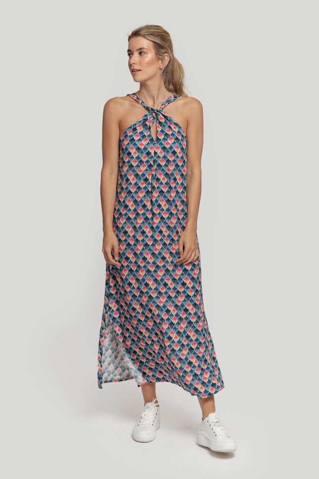 MASSIMA GRAZIA HALTER DRESS