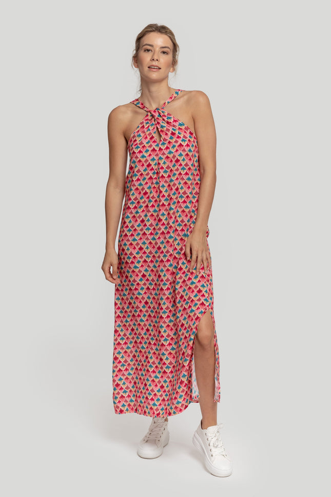 MASSIMA GRAZIA HALTER DRESS