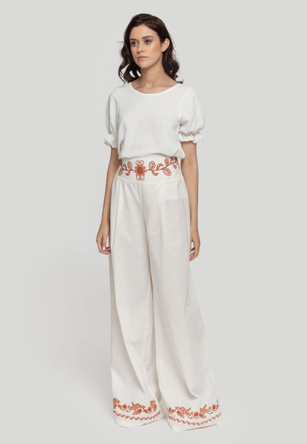 PANTALÓN ARMONIAS BORDADOS