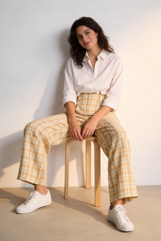 PANTALÓN ARMONIAS CUADROS